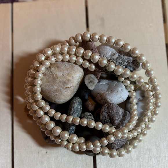 ICB Faux Pearl Necklace 22”. - Picture 1 of 3